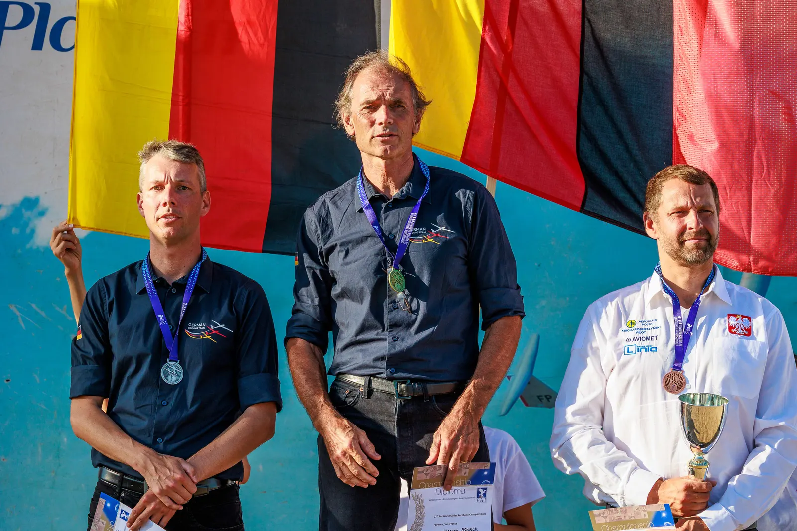Schieck fliegt zu WM Gold und Silber