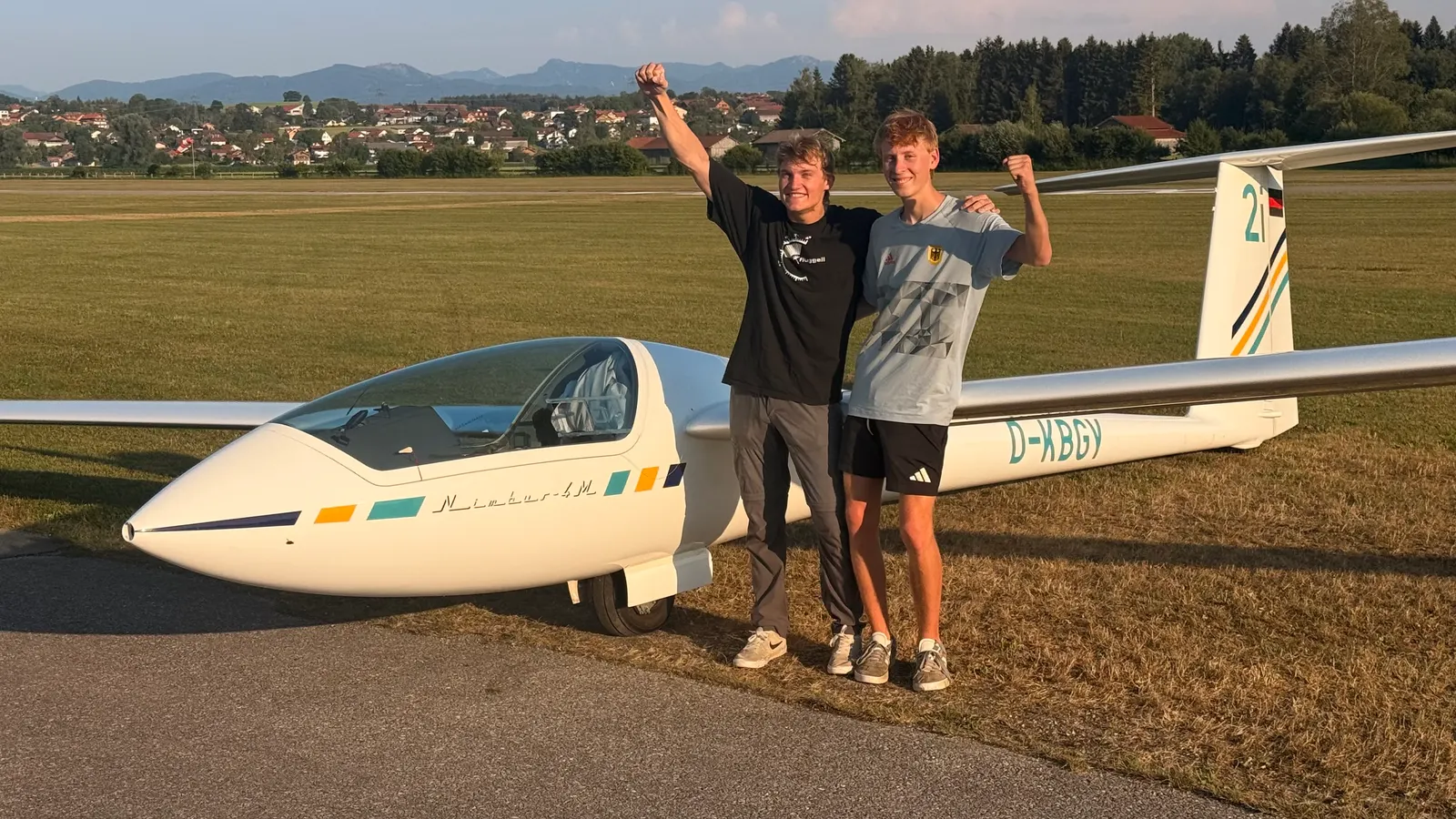 Hitzige Luftrennen über den Alpen