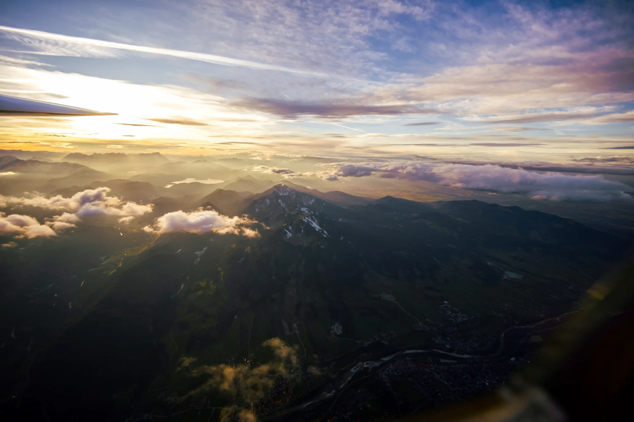Hintergrundbild Segelflug